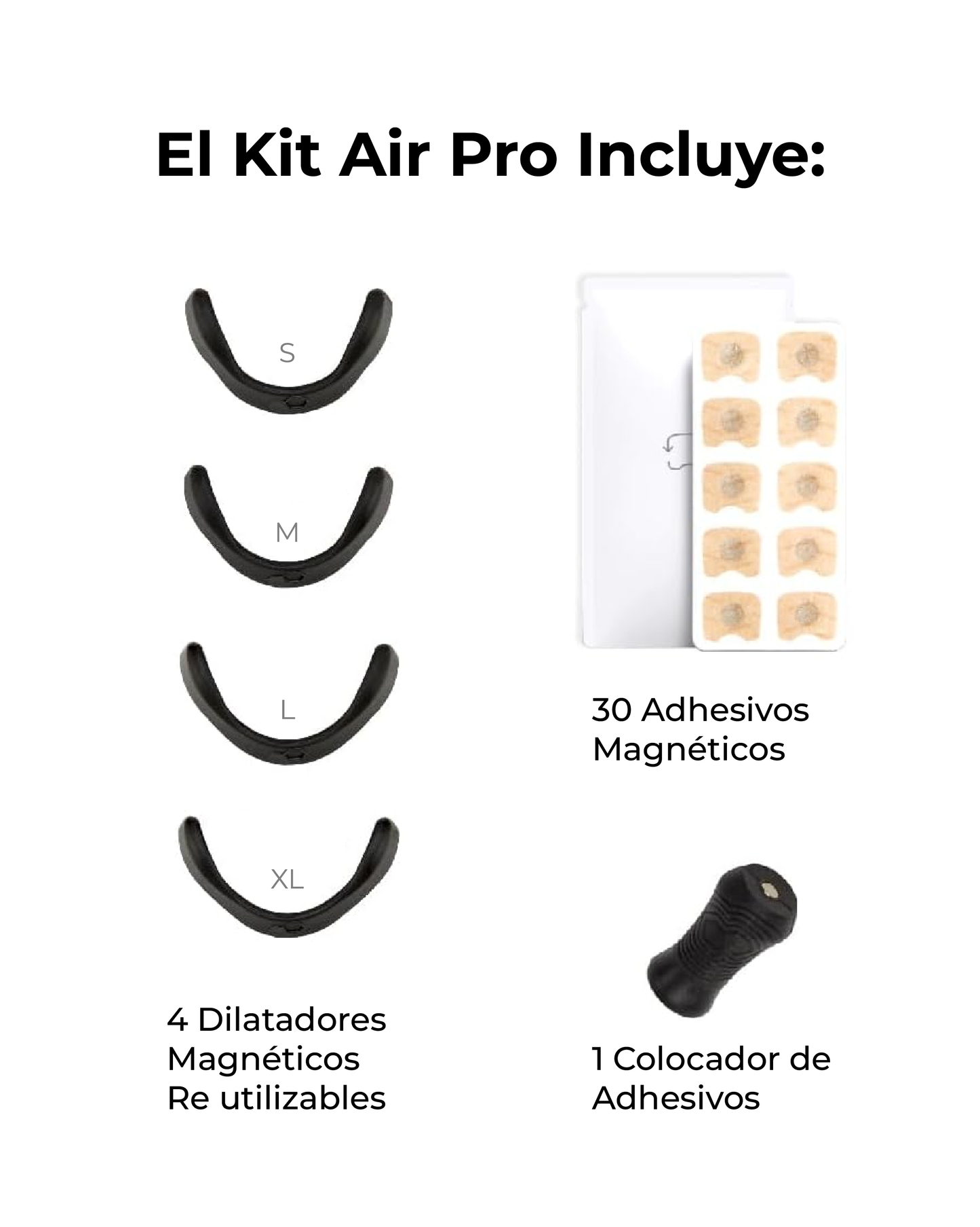 KIT AIR PRO – Dilatador Nasal Para Respirar Mejor
